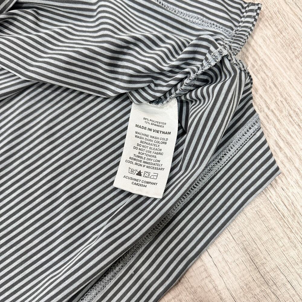 Lot Of 2 Footjoy Polo Shirts Mens 2XL Striped Pattern Performance Golf - Picture 7 of 16